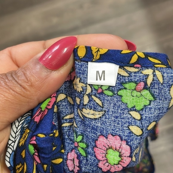 Bohemian Floral Pattern Dress - Picture 14 of 16